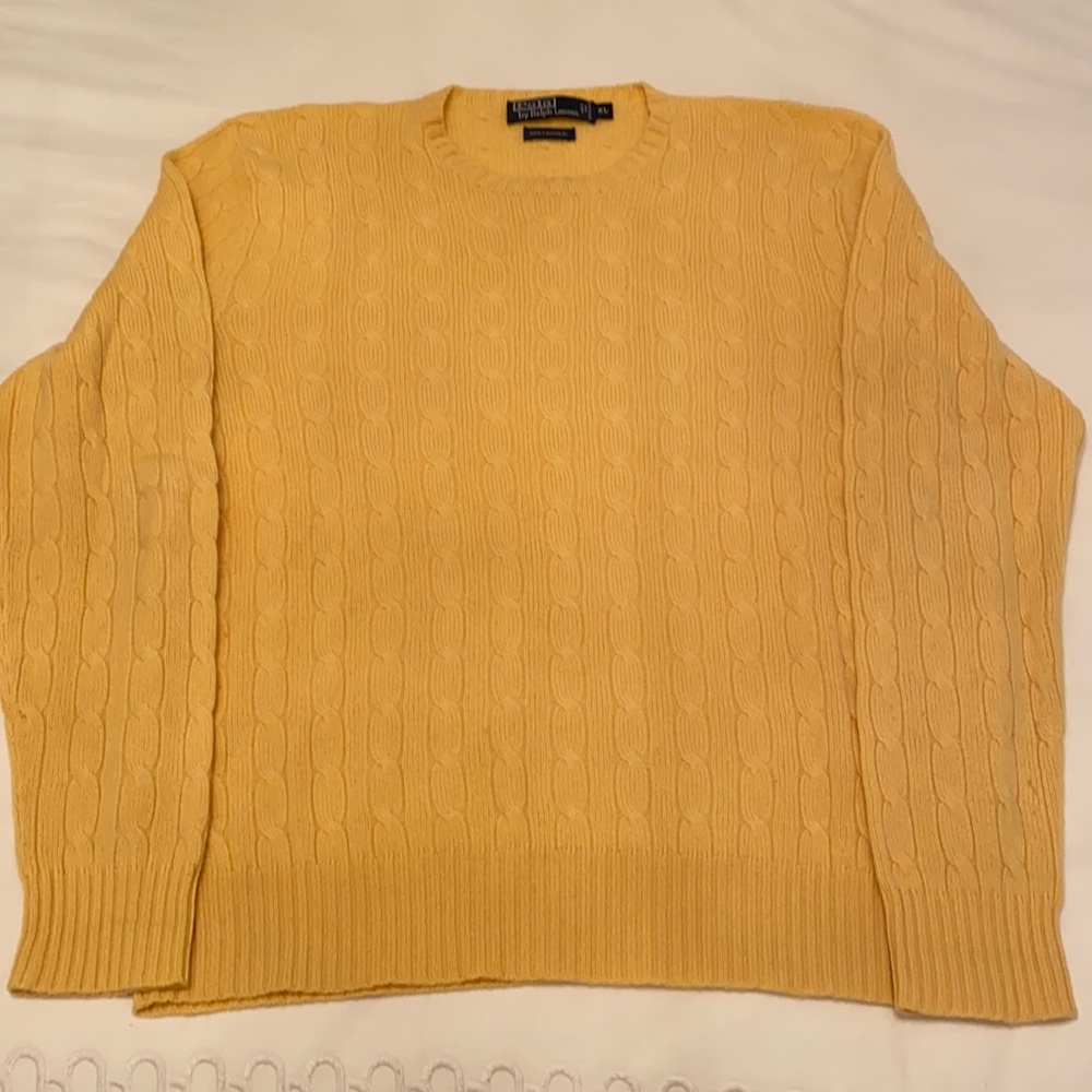 POLO RALPH LAUREN Men’s Cashmere Cable Sweater